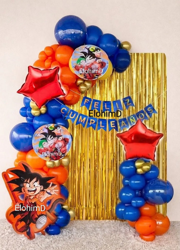 Kit Decoracion Dragon Ball Goku Fiestas Cumpleaños Infantil — imagen 1