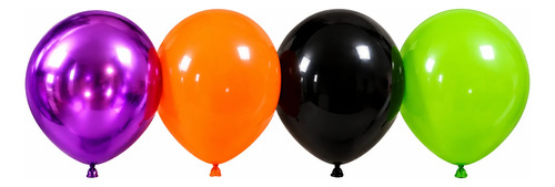 Kit Decoracion Feliz Halloween Globos Fiesta 114 Pzs miniatura 6