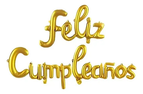Kit Decoracion Feliz Cumpleaños Mujer Rosa Globos Fiesta Dorado miniatura 3