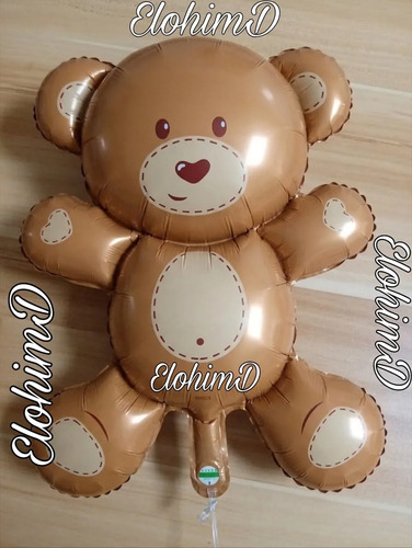 Decoración Globos Amor Y Amistad San Valentín Osito Base Luz Rojo Oso Feliz miniatura 3