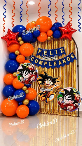 Kit Decoracion Dragon Ball Goku Fiestas Cumpleaños Infantil — imagen 1