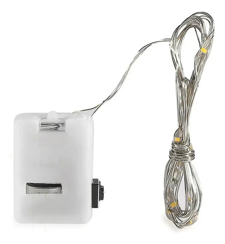Luces Microled De Hada Para Decoración Amarillo Y Blanco 3v miniatura 3