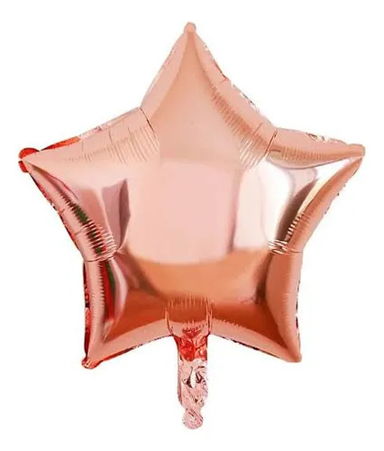 Kit Decoracion Feliz Cumpleaños Globos Fiesta Mantel Estrell Oro Rosa miniatura 7