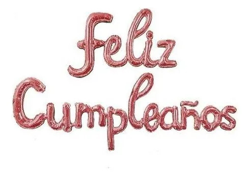 Kit Decoracion Feliz Cumpleaños Mujer Rosa Globos Fiesta Rosa miniatura 3