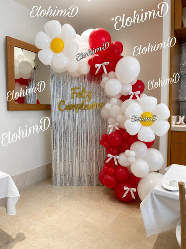 Kit Decoracion Feliz Cumpleaños Mujer Fiesta Globos