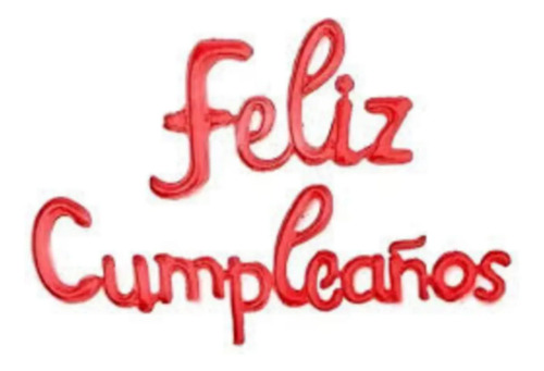 Kit Decoracion Feliz Cumpleaños Mujer Rosa Globos Fiesta Rojo miniatura 3