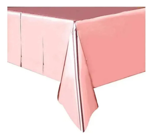 Kit Decoracion Feliz Cumpleaños Globos Fiesta Mantel Estrell Oro Rosa miniatura 4