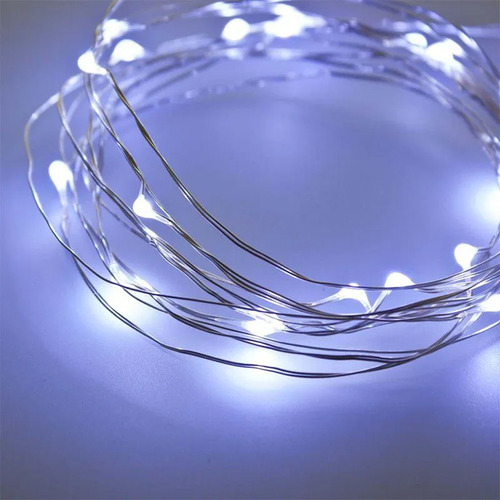 Luces Microled De Hada Para Decoración Blanco 3v miniatura 4
