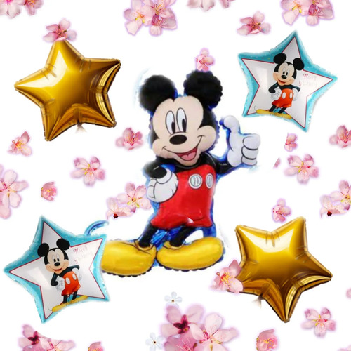Kit Decoración Cumpleaños Mickey Mouse  Fiesta Arco Organico miniatura 3