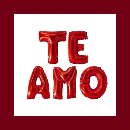 Kit Decoracion Romantica Globos Te Amo Aniversario Luz Led miniatura 4