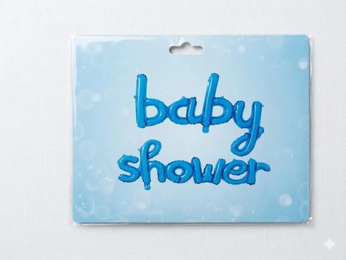 Kit Decoracion Baby Shower Globos Fiesta 60 Pzs Azul Niño miniatura 3